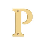 4" Residential Letter P