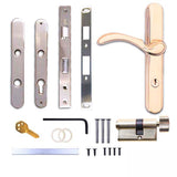 Andersen Traditional Storm Door Handel Set and Hardware Andersen Door Lever- Choose Finish