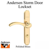 Andersen Traditional Storm Door Handel Set and Hardware Andersen Door Lever- Choose Finish