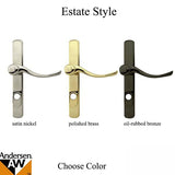 Andersen Storm Door Hardware, Estate Style - Choose Color