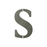 4" Residential Letter S
