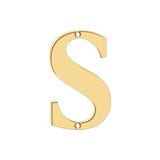 4" Residential Letter S