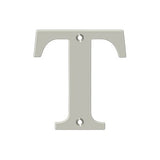 4" Residential Letter T