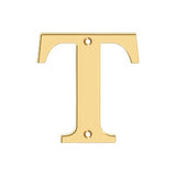 4" Residential Letter T