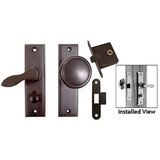 Storm Door Mortise Lock Non Keyed 1.5 Inch Backset