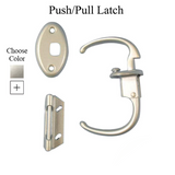 PUSH / PULL LATCH, INSWING / OUTSWING SCREEN DOOR - ALUMINUM