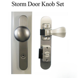 STORM DOOR KNOB SET KEYED DEADBOLT - BELOW HANDLE
