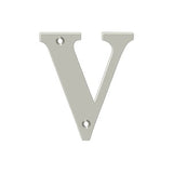 4" Residential Letter V