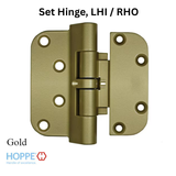 Hoppe F1713, 2009 Set Hinge, Lhi / Rho - Gold - 3033916