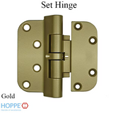 Hoppe F1713, 2009 Set Hinge, Lhi / Rho - Gold - 3033916
