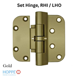 Hoppe F1713, 2009 Set Hinge, Rhi / Lho - Gold - 3033924