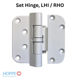 Hoppe F9010, 2009 Set Hinge, LHI / RHO- Pure White, 3033932