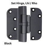 Hoppe F9714, 2009 Set Hinge, Lhi / Rho- Black - 850-3033959