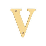 4" Residential Letter V