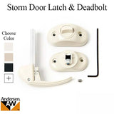 Andersen Emco Interior Latch & Deadbolt for Storm Door - Choose Color