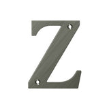 4" Residential Letter Z