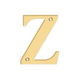 4" Residential Letter Z