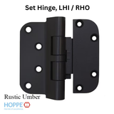Hoppe F8709, 2009 Set Hinge, LHI / RHO- Rustic Umber 850-3052156