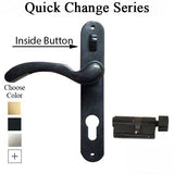 Andersen EMCO Storm Door Handleset with Lock Bar Slide Button- Choose Color