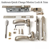 Andersen/Emco Mortise Lock Handleset Replacement for Doors Made After 2004 - Choose Color