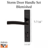 Andersen / Emco Modern Storm Door Handle Set Trim, Blemished - Venetian Bronze