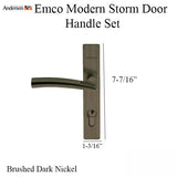 Andersen Modern 3-Point Lock, Storm Door Hardware, Kwikset Key