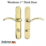 Andersen Traditional Storm Door handleset for Woodcore doors