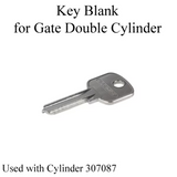Locinox Key Blank for 4-Pin 2-1/8 Inch Euro Profile Cylinder (54mm)