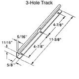 Amesbury Truth 3 Hole Casement Window Track 11.75 Inch Length