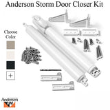 Andersen / Emco 2 pack Push Button Storm / Screen Door Closer Kit - Choose Color