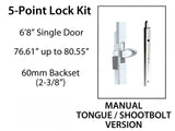 HLS-ONE 5-point Lock KIT, ACTIVE SYSTEM w/60MM backset