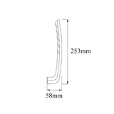 HOPPE Tokyo Handle for Lift and Slide Door System - Pure White Finish