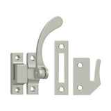 Window Lock, Casement Fastener, Reversible, 4-1/2"