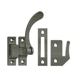 Window Lock, Casement Fastener, Reversible, 4-1/2"