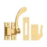 Window Lock, Casement Fastener, Reversible, 4-1/2"