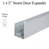 1-1/2" Storm Door Expander and 2 Sweeps, 35-1/16 Inch Length - Choose Color