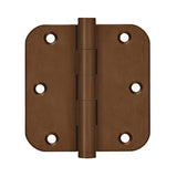 3-1/2" x 3-1/2" x 5/8" Radius Hinges