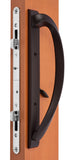 88306204TB Rockwell Modena Contemporary Sliding Patio Door Handle with Offset Keylock in Tuscan Bronze Finish