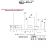 Latch & Deadbolt Strike Plate - Truth Sentry - SS