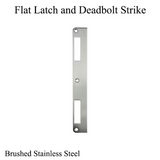 P3000 ACTIVE LATCH AND DEADBOLT, FLAT STRIKE PLATE