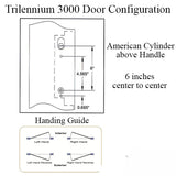 TRILENNIUM 3000 SERIES 65-9/16, 8-0 DOOR LEFT HAND INSWING