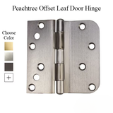 Peachtree Door Hinge, 4 X 4 Offset Leaf, Plain Bearing, Outswing Door - 36200064