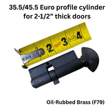 Hoppe 90 degree Key Cylinder 3637031
