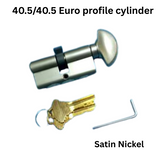 Hoppe 90 Degree Crescent Knob Keyed Cylinder - 3637146