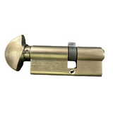 Hoppe 90 degree Euro Profile Full Cylinder – Key/D-Knob - Satin Nickel , 3730332