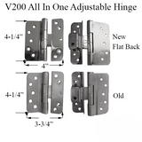 V200 Right Hand All In One Adjustable Hinge, Latest Style - 363718