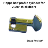Hoppe Half Cylinder 90 degree with Crescent Knob 35.5 ,Brass Resista - 3637293