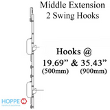 HOPPE HLS9000 SWING HOOK 16MM MIDDLE EXTENSION