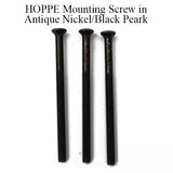 Hoppe Mounting Screws, M5 75mm - Antique Nickel / Pearl Black
