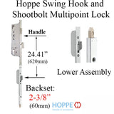 Hoppe HLS 9000 Swing Hook / Shootbolt 16/60/92, hook at 24.41"